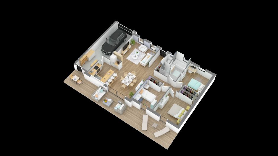 Vente maison neuve 4 pièces 90.45 m² à Martragny (14740), 242 650 €