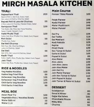 Mirch Masala Kitchen menu 3