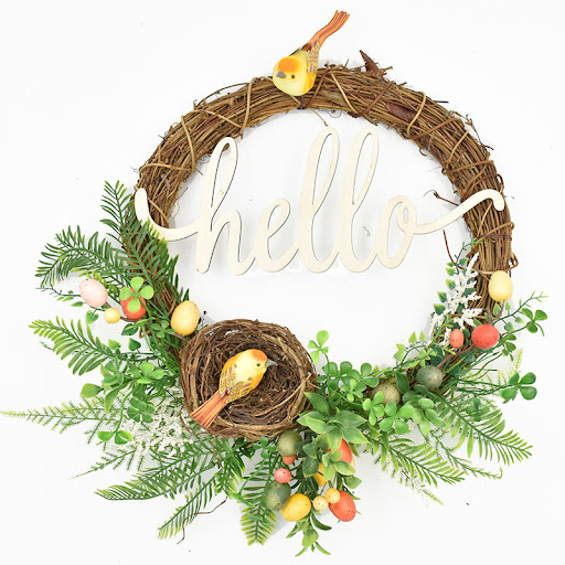 Title 5, Easter Egg Garland Western Style Little Bird Ne...