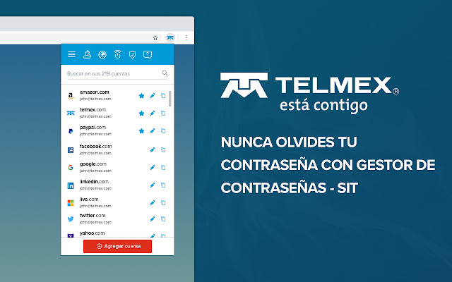 Gestor de contraseñas - SIT chrome extension
