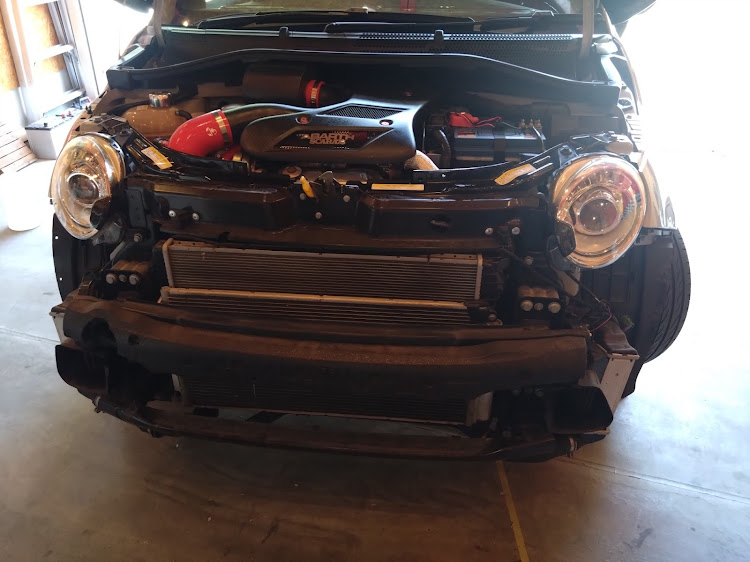 595のDIY・アバルト・Forge・インタークーラーに関するカスタム事例の投稿画像3枚目