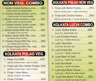 Amantran Kolkata menu 2