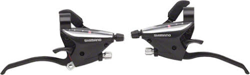 Shimano EF65 3x8-Speed Flat Bar Brake/Shift Lever Set