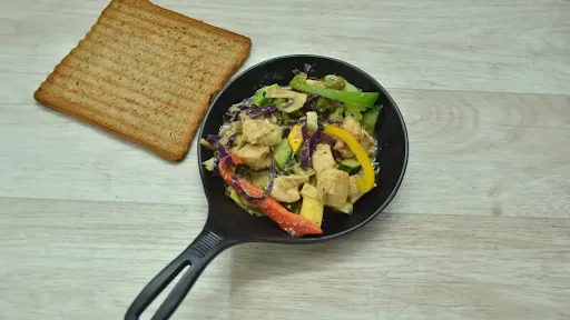 Yaki Taki Chicken Veggies With Brown Bread