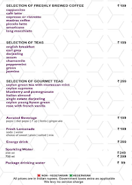 Tea And Lounge (Radisson Blu Atria) menu 4