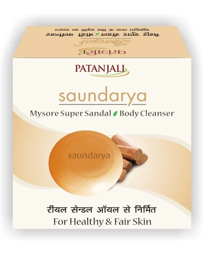 Patanjali Saundarya Mysore Super Sandal Body Cleanser - 75 gm