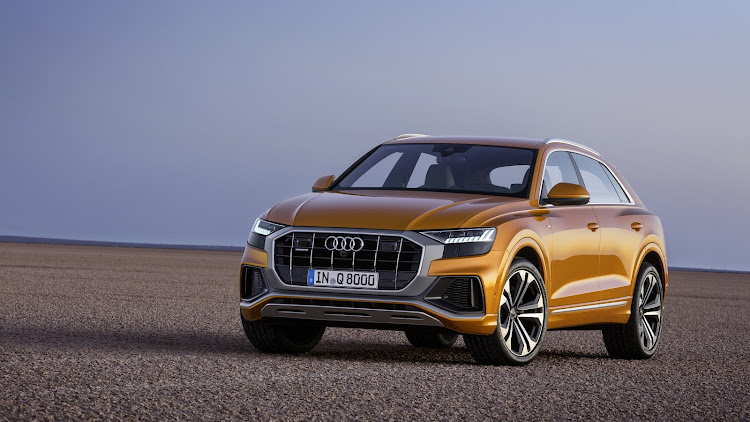 The Q8 is new territory for Audi as it will compete against the Mercedes-Benz GLE coupe and the Range Rover Sport in this surprisingly popular niche market. Picture: SUPPLIED