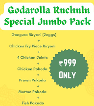 Godarolla Ruchulu menu 3