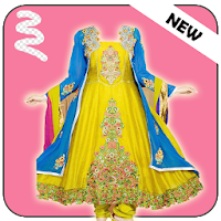 Indian Anarkali Dress Photo Suit