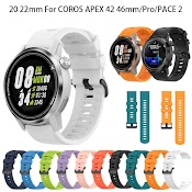 Dây Đeo Đồng Hồ Thể Thao Bằng Silicon Cho Coros Apex Pro 42Mm 46Mm Pace 2 22Mm 20Mm Cho Coros 46Mm 42Mm