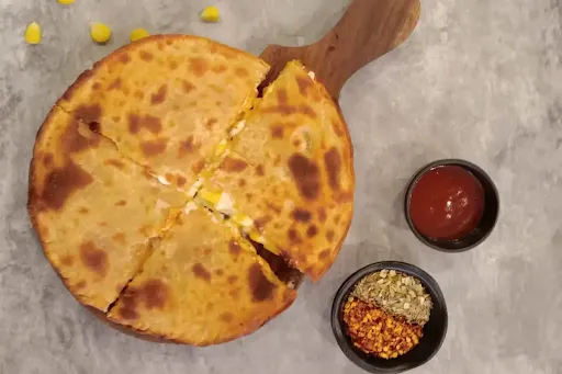 Chicken Keema Paratha Pizza [7 Inches]