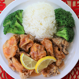 Orange Chicken with Steamed Rice