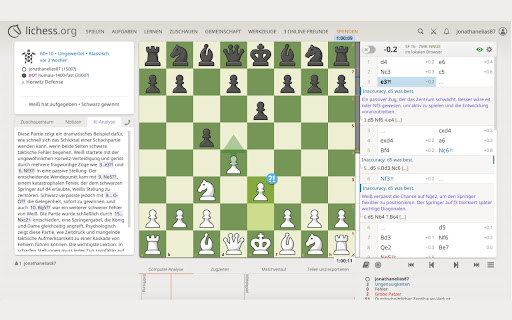 KI-Analyse für Lichess