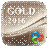 Gold 2016 GO Launcher Theme mobile app icon