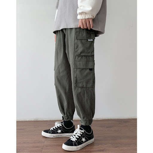 Title 2, Heren Casual Broek Herfst Los Recht Ulzzang Sti...
