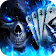 3D Poker Skull Theme Launcher icon