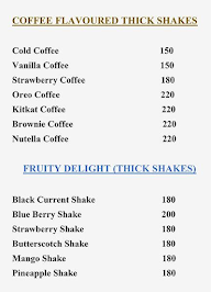 The Thick Shake Bar menu 5