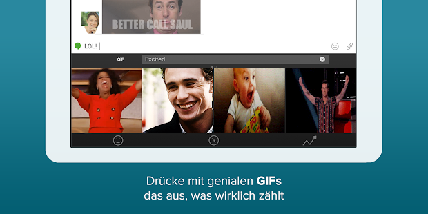 Fleksy Tastatur + Emoji Screenshot