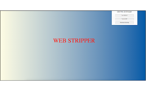 Web Stripper