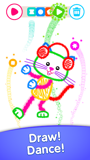 Bini DRAW & DANCE! Kids Coloring Apps for Toddler!  screenshots 22