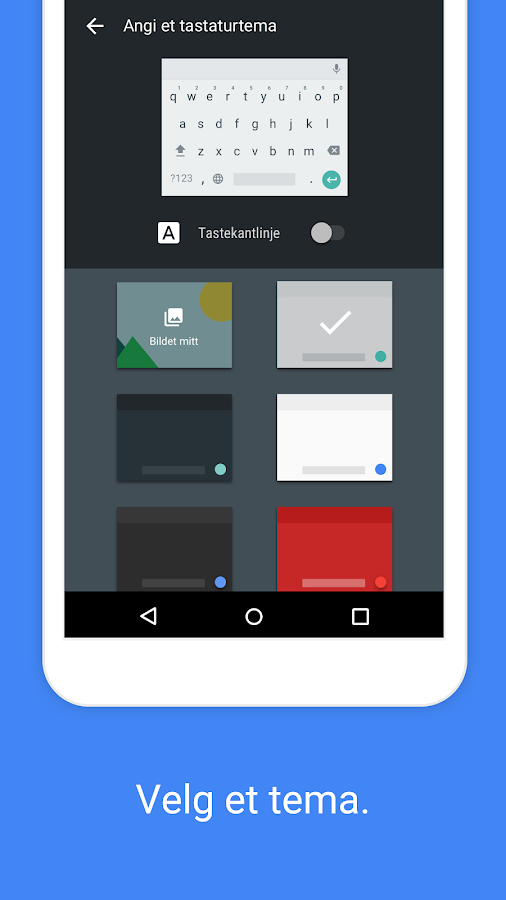   Gboard – Google-tastaturet-skjermdump 