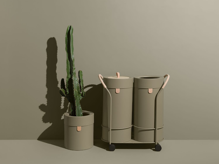 Mizetto's elegant Bin There mobile waste containers