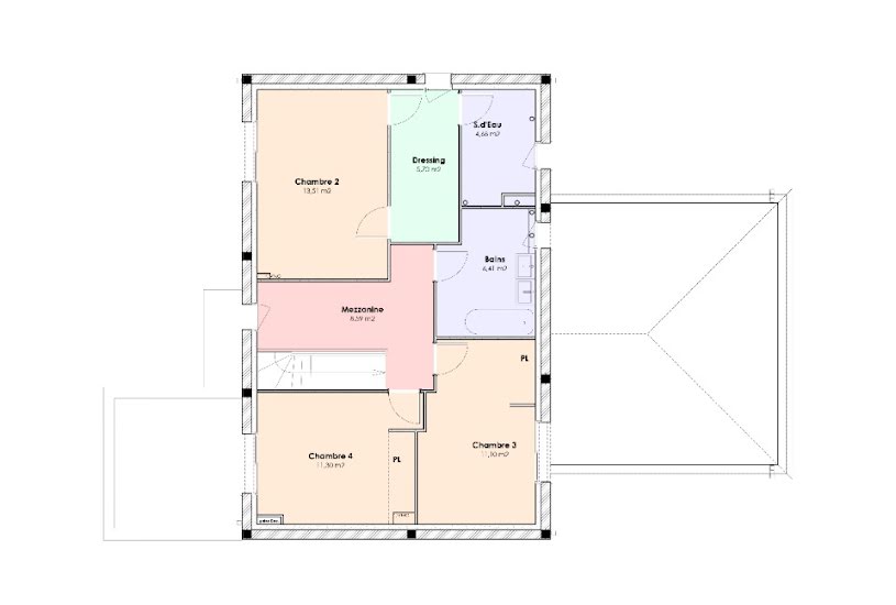  Vente Terrain + Maison - Terrain : 379m² - Maison : 146m² à Neuvy-le-Roi (37370) 