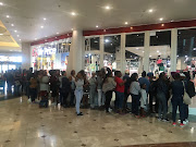 Shoppers hungry for a sweet deal at Canal Walk shopping mall in Cape Town on 24 November 2017.