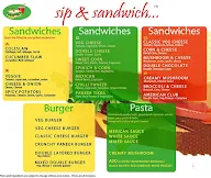 Sip & Sandwich menu 1