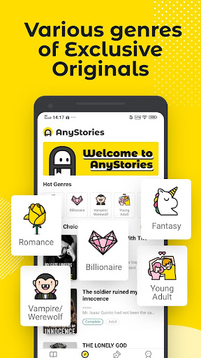 AnyStories-Books, Novels, Fictions&Chapters