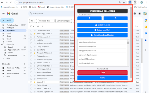 Inbox Email Collector (Gmail) Preview 2
