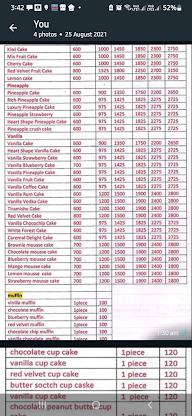 Daynight Cakes menu 4