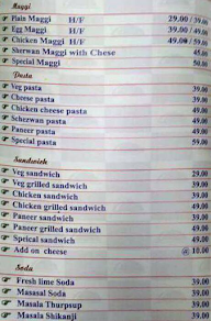 Universal Cafe menu 3