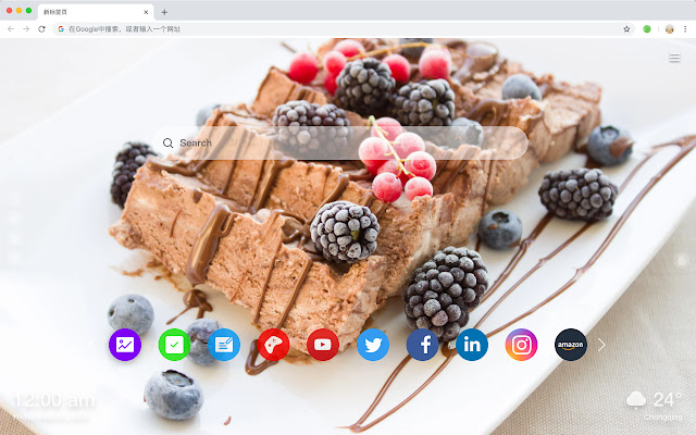 Blueberry New Tab Page Top Wallpapers Themes