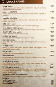 The Chocolate Room menu 7