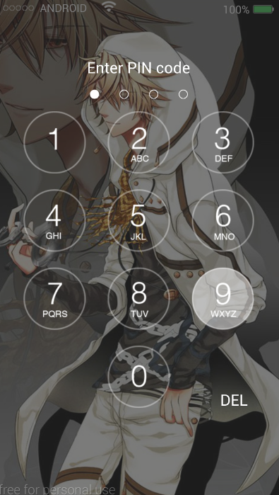 anime lock screen free Screen 2