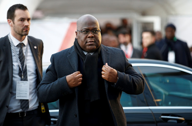 FILE PHOTO: Democratic Republic of Congo President Felix Tshisekedi said in a speech on Sunday that he would call for new parliamentary elections if he was not able to convince enough lawmakers to join his coalition.