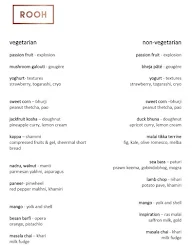 Rooh menu 1