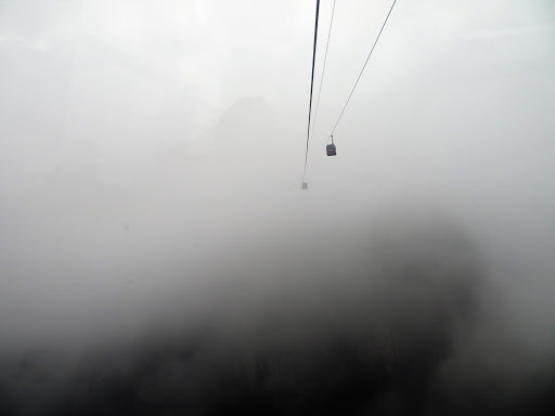 Cable Car Ride to Tianmen Mountain China 2016