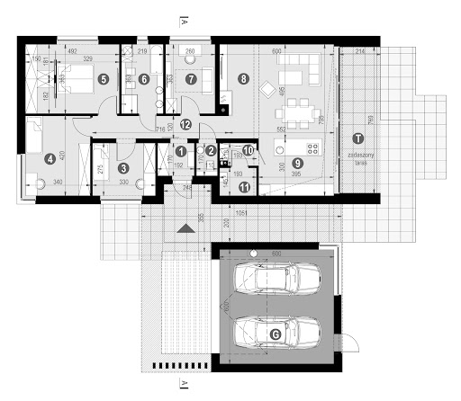 New House 714 G2 w1 - Rzut parteru