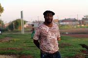 Former Soccer star and Bafana Bafana striker Pollen Ndlanya during an interview with Sowetan in Daveyton. 