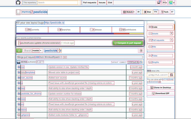 Pesticide for Chrome (without hover bar)