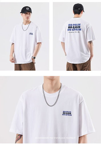 Title 11, Mens Summer Simplicity Cotton Letter Print Sho...