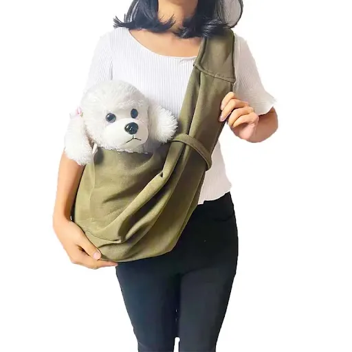 New Pet Puppy Carrier Bag Cats Outdoor Travel Dog Shoulder Bag Cotton Single Comfort Sling Handbag Tote Pouch