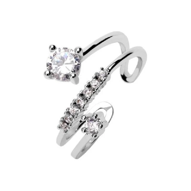 Anello donna semplice a tre strati di diamanti Brillantezza quotidiana Design elegante e raffinato Gioiello perfetto per ogni occasione Comfort e stile senza tempo.