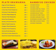 Shawarma Wala menu 2