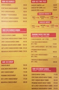 Burger Junction menu 2