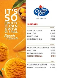 Cream Bell menu 2