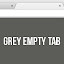 Empty New Tab Page - Dark Grey