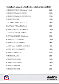 Aadi's Egg N Chick N Curries menu 8